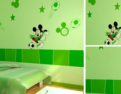 手繪背景墻 給孩子快樂生活 手繪背景墻 給孩子快樂生活